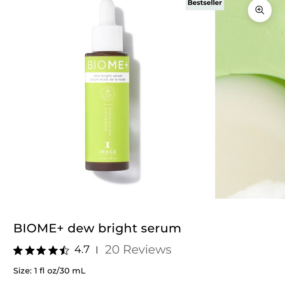 Biome+ Skincare Brightening Serum